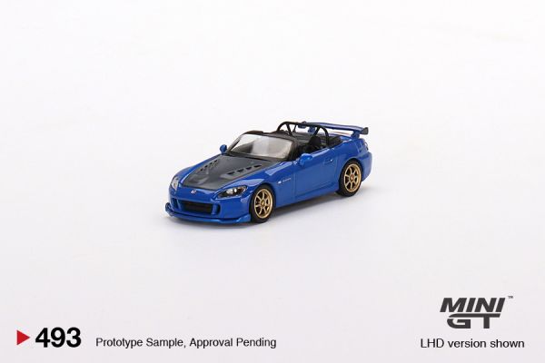 TSM-Models 493 Honda S2000 (AP2) Mugen blau MiniGT Maßstab 1:64 Modellauto