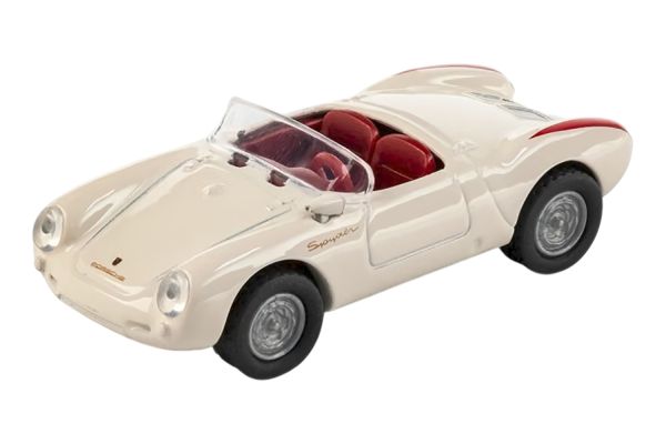 Majorette 8505001025 Porsche 550 Spyder 1955 weiss - The Collection 1:64