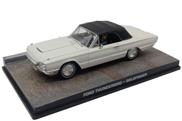 Atlas Ford Thunderbird creme/schwarz - James Bond 007 Goldfinger 1:43