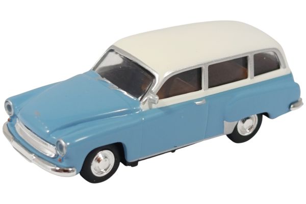 Brekina Wartburg 311 Kombi 1959 hellblau/weiss