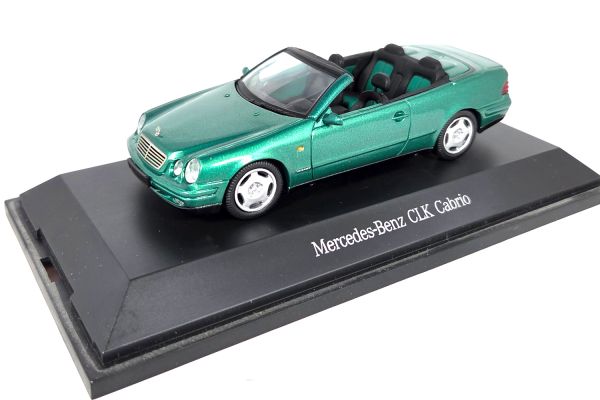 NOS! Schuco Mercedes-Benz CLK Cabrio (A208) grün 1:43
