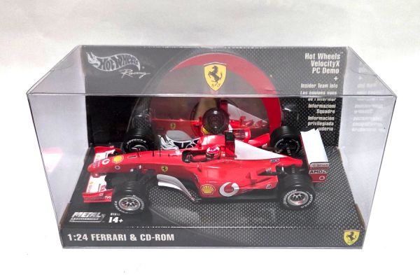 NOS! Hot Wheels B1015 Ferrari F2002 Michael Schumacher #1 mit CD 1:18