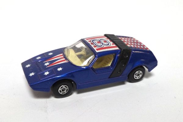 gebraucht! Matchbox No.41 Siva Spyder blau Lesney 1972 - ganz leicht bespielt