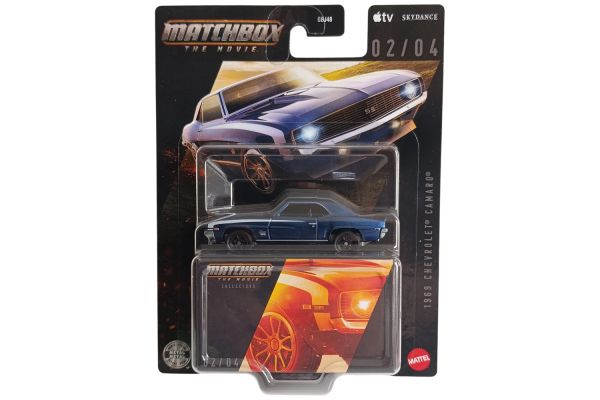 Matchbox GBJ48-JKH52 Chevrolet Camaro 1969 blau metallic - The Movie Serie