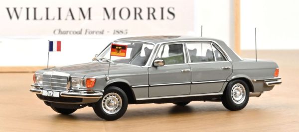 Norev 183973 Mercedes-Benz 350 SEL "Helmut Schmidt" grau 1976 limitiert! Maßstab 1:18 Modellauto