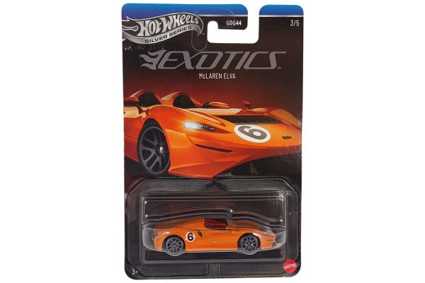 Hot Wheels JKX78 McLaren Elva orange - Exotics 3/5