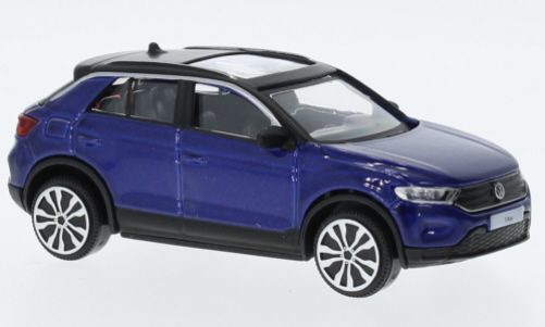Bburago 30455 Volkswagen T-Roc blau metallic Maßstab 1:43 Modellauto
