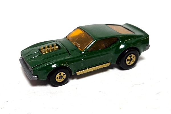 restauriert! Matchbox No.44 Boss Mustang grün metallic 1972