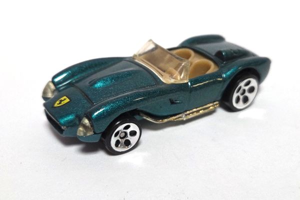 gebraucht! Hot Wheels Ferrari 250 Testa Rossa grün metallic ca. 1:64 - fast wie neu