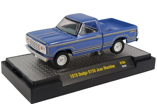 M2 Machines Dodge D150 Jean Machine 1978 blau 1:64