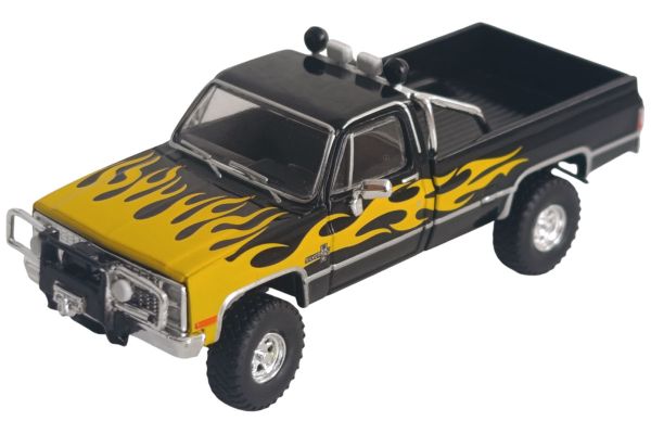 Brekina Chevrolet C10 1982 schwarz mit Flammendekor 1:87