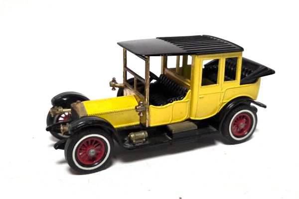 gebraucht! Matchbox Y-7 Rolls Royce gelb 1912 Maßstab ca. 1:48 - ganz leicht bespielt