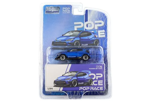 Pop Race Toyota Yaris GR blau metallic - Enigma Exclusive