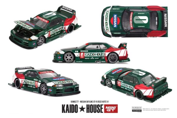 ***PREORDER Kaidohouse Nissan Skyline GT-R (R32) KHTC V1 1989 grün