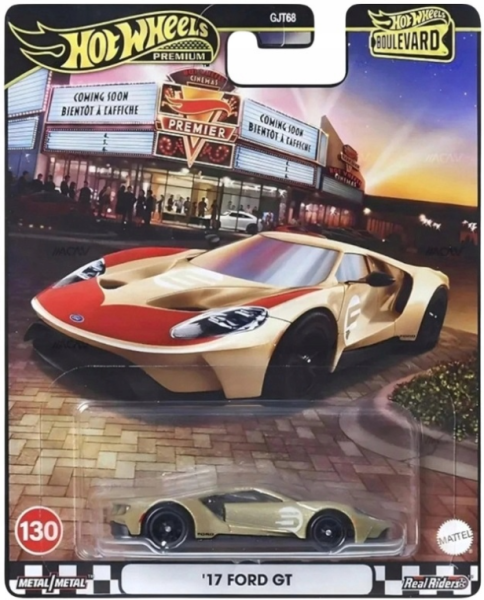 Hot Wheels GJT68-JBL15 Ford GT 2017 gold - Boulevard 130 ca. 1:64