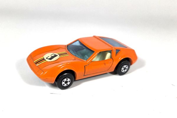 gebraucht! Matchbox No.3 Superfast Monteverdi Hai orange 1973 - leicht bespielt
