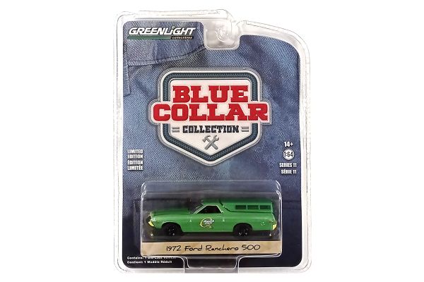 Greenlight 35240-B Ford Ranchero 500 "Quaker State" grün metallic 1972 - Blue Collar 11 Maßstab 1:64