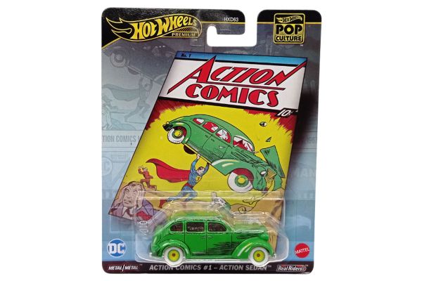 Hot Wheels HXD63-HVJ50 Action Sedan grün - Action Comics