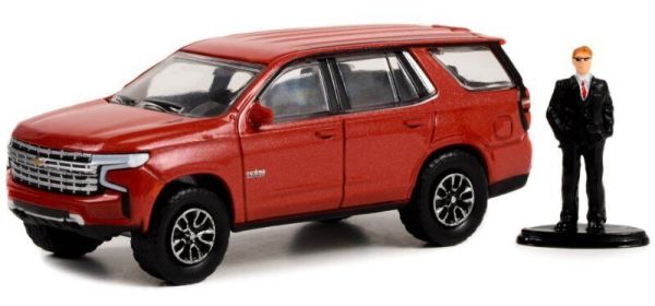 Greenlight 97140-F Chevrolet Tahoe LT Texas Edition with Man rot metallic 2022 - The Hobby Shop 14 M
