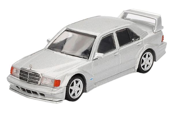 MiniGT 852 Mercedes-Benz 190E 2.5-16 Evo II 1989 silber 1:64