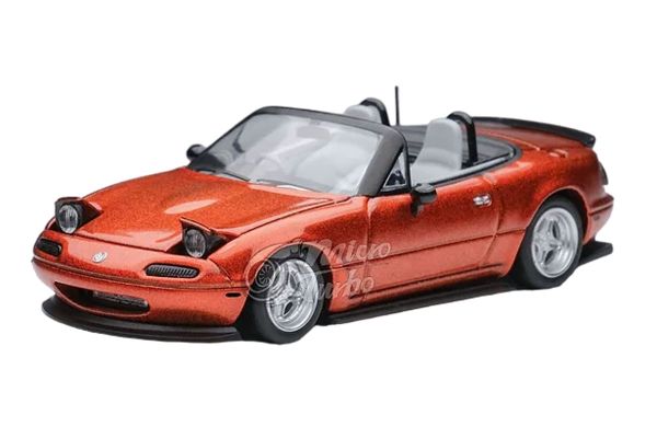 MicroTurbo MT6403B1 Mazda MX5 (NA) orange metallic Maßstab 1:64 Modellauto