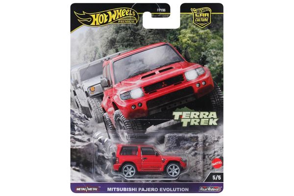 Hot Wheels FPY86-HRV89 Mitsubishi Pajero Evolution rot - Terra Trek ca. 1:64
