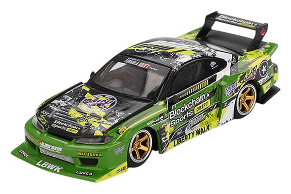 MiniGT 823 Nissan LB-Super Silhouette S15 Silvia #555 V2 Formula Drift 2024 Japan 1:64