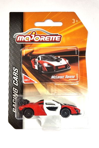 Majorette 212084009 McLaren Senna rot/weiss - Racing cars (248C-3) Maßstab 1:56