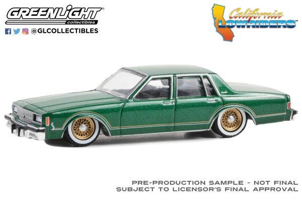 Greenlight 63050-F Chevrolet Impala grün metallic 1985 - California Lowriders 4 Maßstab 1:64 Modella