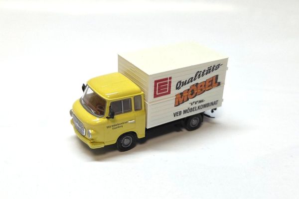 gebraucht! Brekina Barkas B 1000 Koffer VEB Möbelkombinat 1:87
