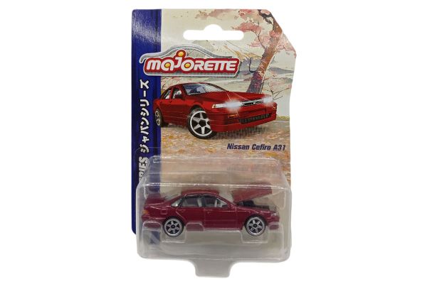 Majorette Nissan Cefiro A31 dunkelrot Japan Series Premium