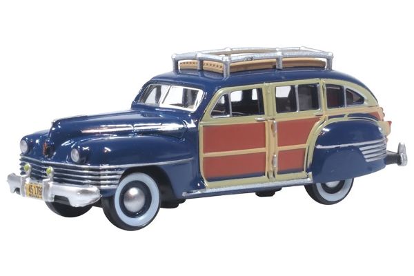Oxford Chrysler Town & Country Woody Wagon blau 1942