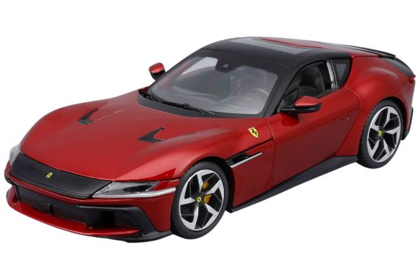 Bburago Ferrari 12 Cilindri rot/schwarz 1:24