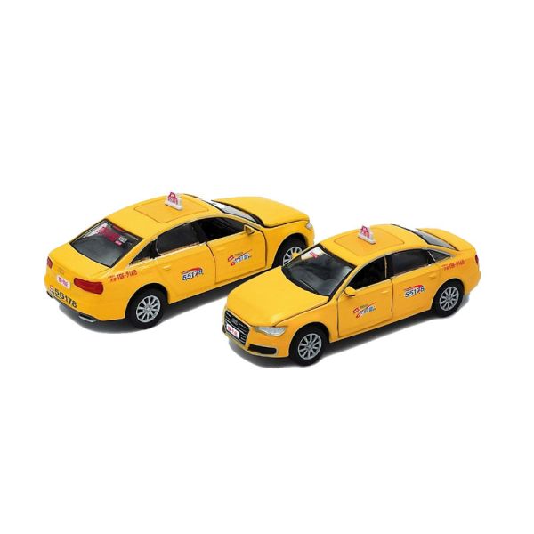 Era Car 23 Audi A6 &quot;Taiwan Taxi&quot; gelb Maßstab 1:64 Modellauto