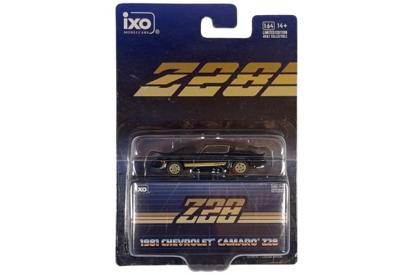 IXO Models Chevrolet Camaro Z28 1981 dunkelblau 1:64