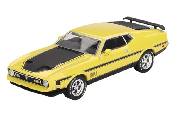 MiniGT 1139 Ford Mustang Mach 1 1971 gelb 1:64