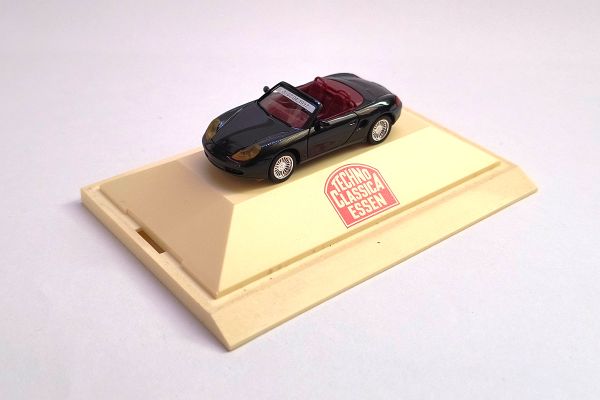 gebraucht! Herpa Porsche Boxster "Techno Classica Essen 1997" schwarz Maßstab 1:87 Modellauto - fast