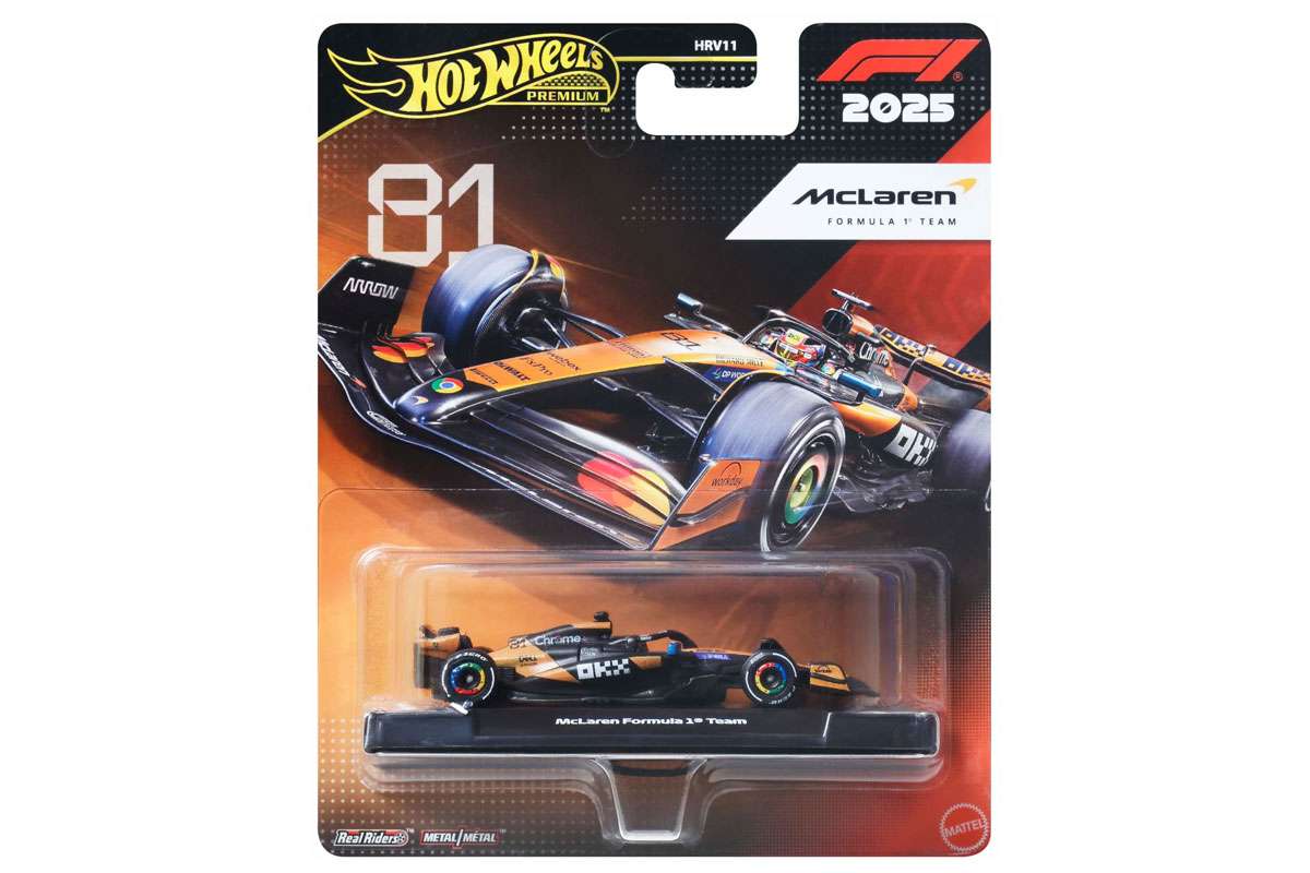 Hot Wheels HRV11-JKD81 McLaren MCL39 #81 Oscar Piastri - Formel 1