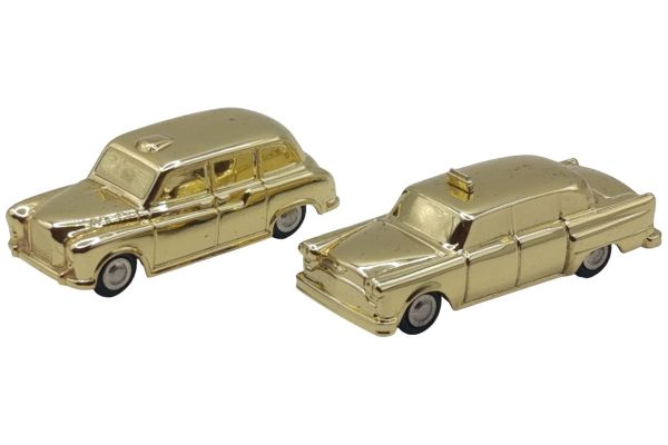 NOS! Schuco Piccolo Set Frohe Weihnachten 2008 gold - limited Edition 1:90