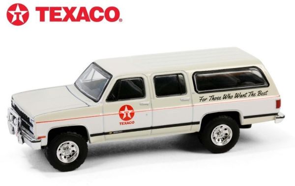 Greenlight 41165-E Chevrolet Suburban weiss 1990 - Texaco