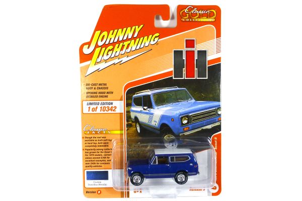 Johnny Lightning JLCG026B-6 International Scout II blau metallic 1979 - Classic Gold 2021 R3 Maßstab