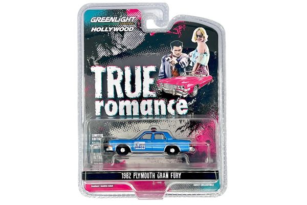 Greenlight 62040-D Plymouth Gran Fury Police 1982 blau 1:64
