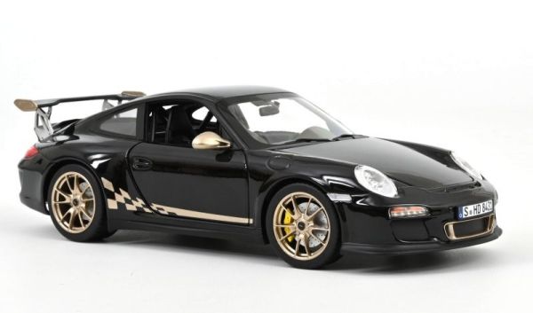Norev Porsche 911 GT3 RS schwarz/gold 2009