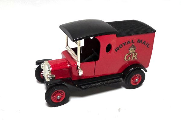 gebraucht! Matchbox Y-12 Ford Model T Royal Mail rot 1912 Maßstab ca. 1:47 - fast wie neu