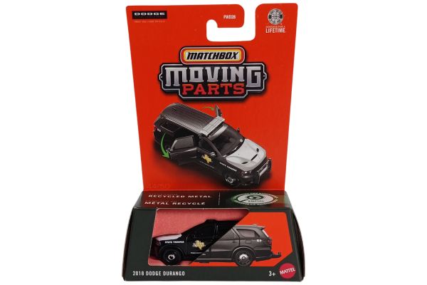 Matchbox FWD28-JRM97 Dodge Durango State Trooper 2018 schwarz - Moving Parts 2026 1:64