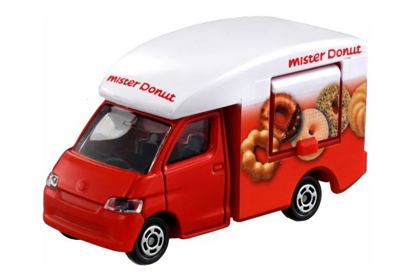 Tomica TO040 Mister Donut Mobile Catering Auto rot/weiss 1:64