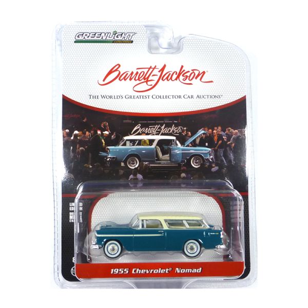 Greenlight 37200-A Chevrolet Nomad grün/weiss - Barrett Jackson 1:64