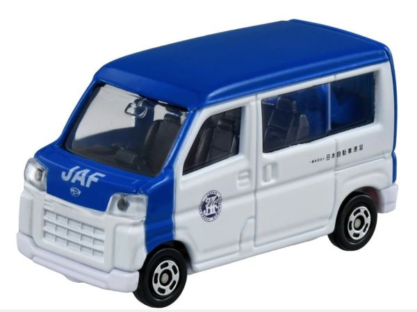 Tomica TO076 Daihatsu Hijet JAF Road Sercice Car weiss/blau Maßstab 1:55