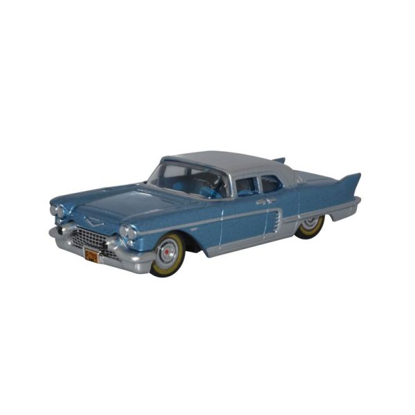 Oxford 87CE57003 Cadillac Eldorado Hard Top blau/silber 1957 Maßstab 1:87 Modellauto