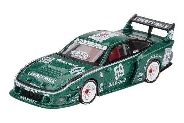 ***PREORDER MiniGT Nissan 180SX LB-Super Silhouette TAS 2026 grün (RHD)